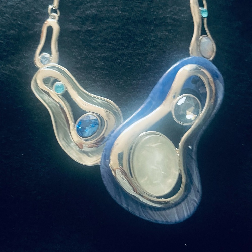Never Worn-Stainless steel polish necklace from France - Picture 2 of 5